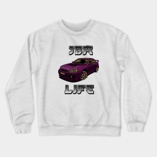 JDM Life Cars & Drifting Crewneck Sweatshirt